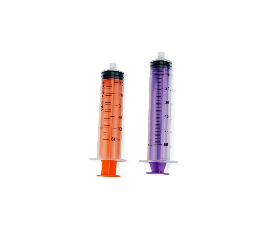 High quality/High cost performance  Medical Disposable Oral Enteral Syringe with Adapter Feeding Syringe