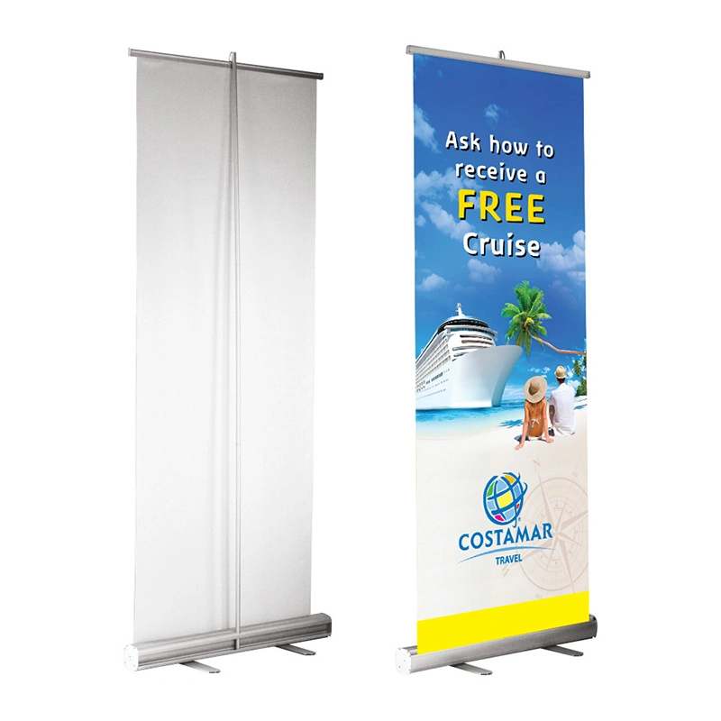 Advertising Retractable Banner 83*200cm Roll up Stand
