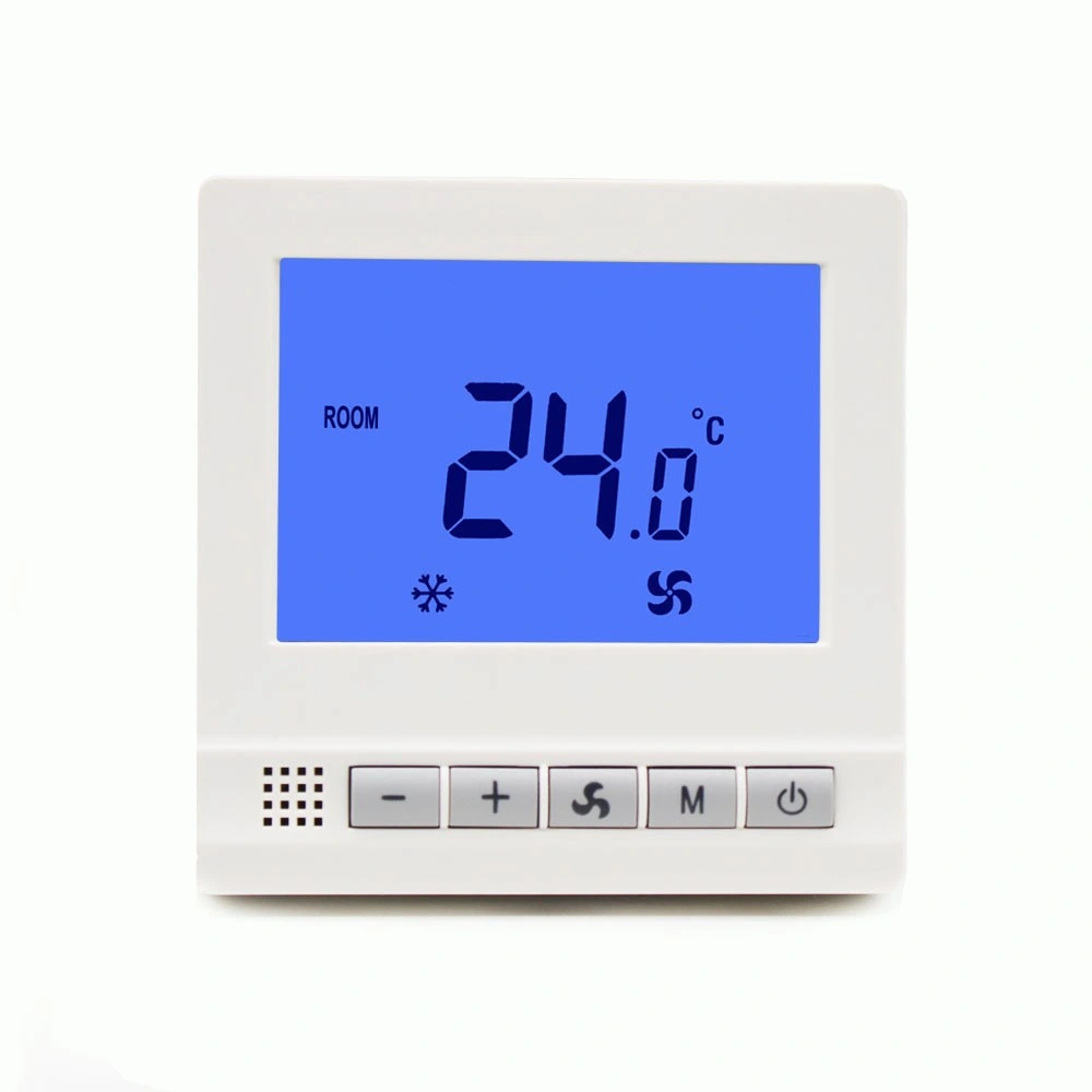 24VAC Fan Coil Room Thermostat 3 Fan Speed Control Digital Temperature Contoller Htw-31-F17