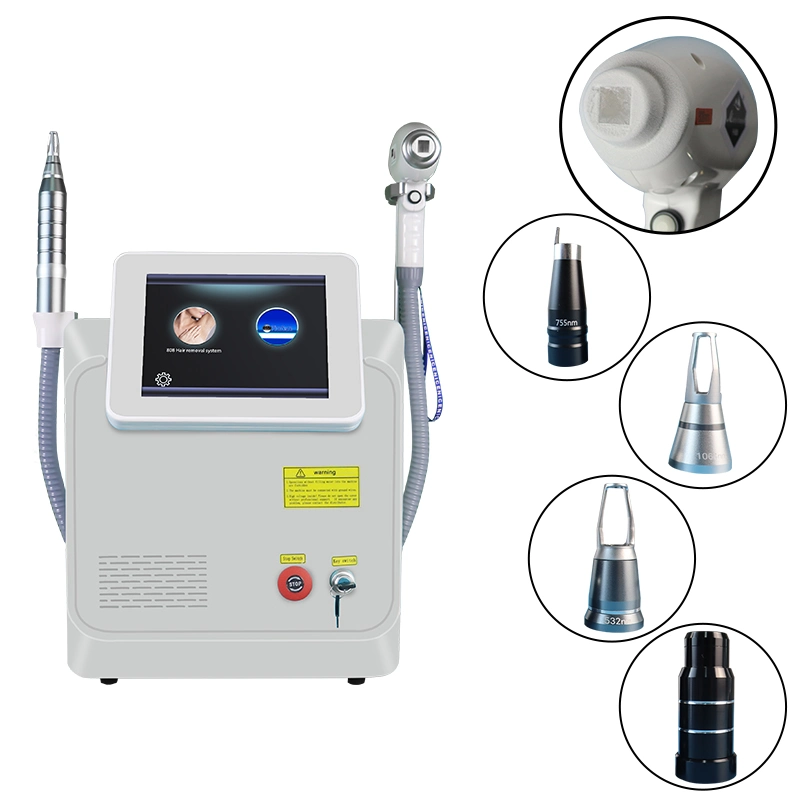 Laser Fast Hair Removal and Freckles Removal 2-in-1 Diode Laser and Pico Laser Beauty Equipment