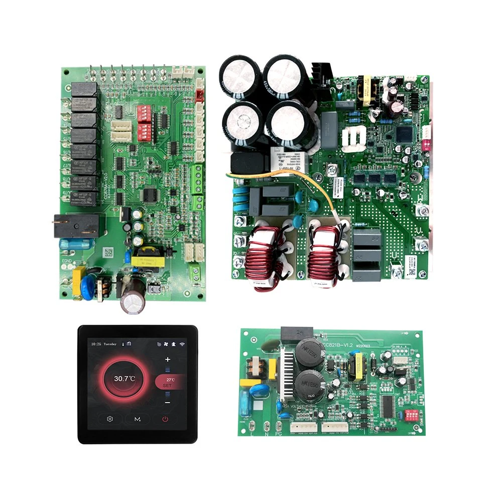 Aquecedor de Água Quente e Frio de Bomba de Calor Inversora DC para Aquecimento e Resfriamento de Fonte de Ar Comercial Controlador de Placa de Circuito Impresso PCB PCBA.