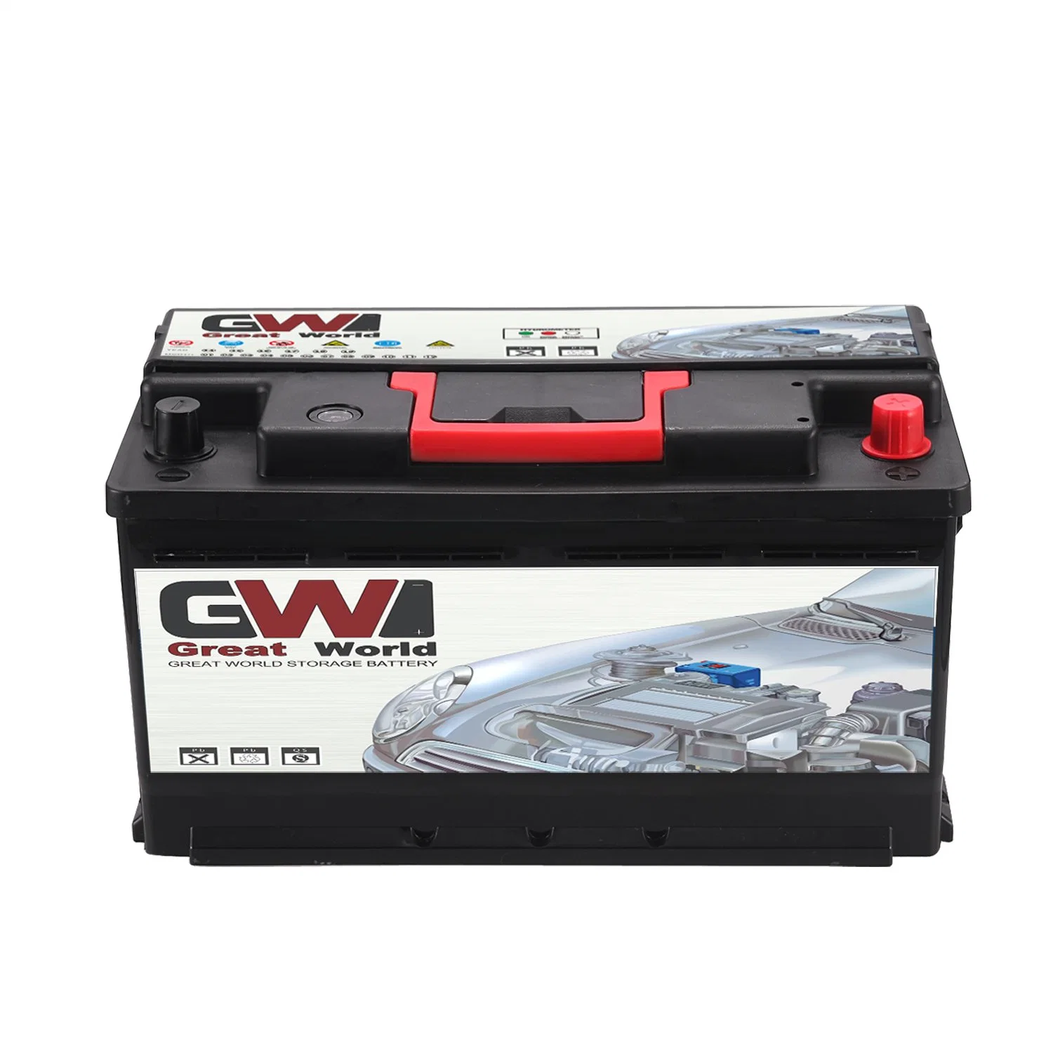 Gw Mayorista Personalización Básica Batería de Arranque de Coche SMF DIN Estándar 12V 100ah con Mejor Precio (60044MF)