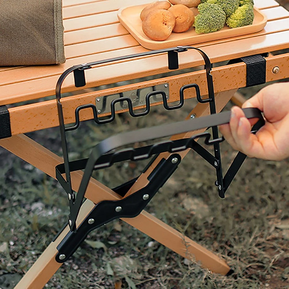 Portable Outdoor Garbage Bag Rack Accessories Garbage Holder Perfect for Camping Picnic Barbeque Wyz22407