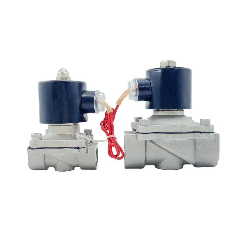 304/316 Material Stainless Steel Electric Water Fluid Solenoid Valve