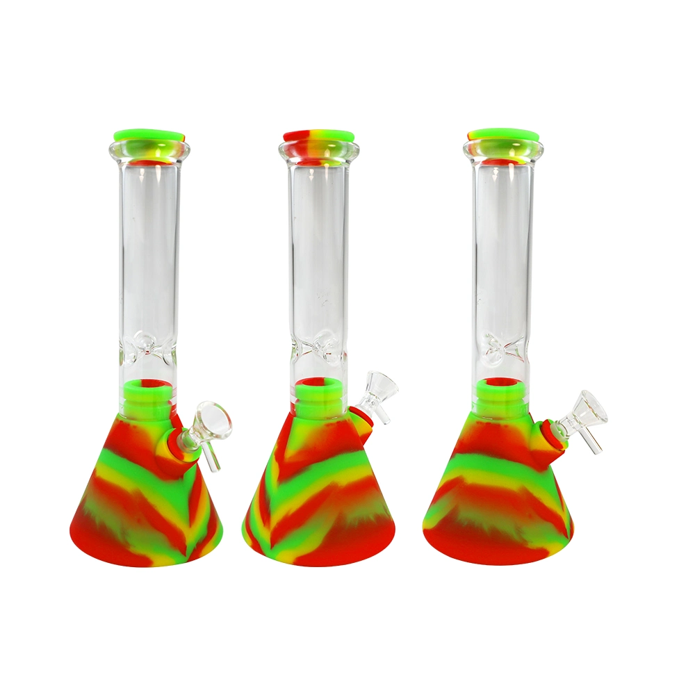 8-Inch Large Beaker Glass Water Pipe Set Wholesale/Supplier Price Smoking Glass Pipe