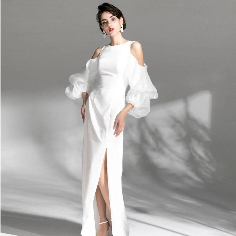 French Light Wedding Dress New Banquet Evening Dress Bridal Wedding Dress