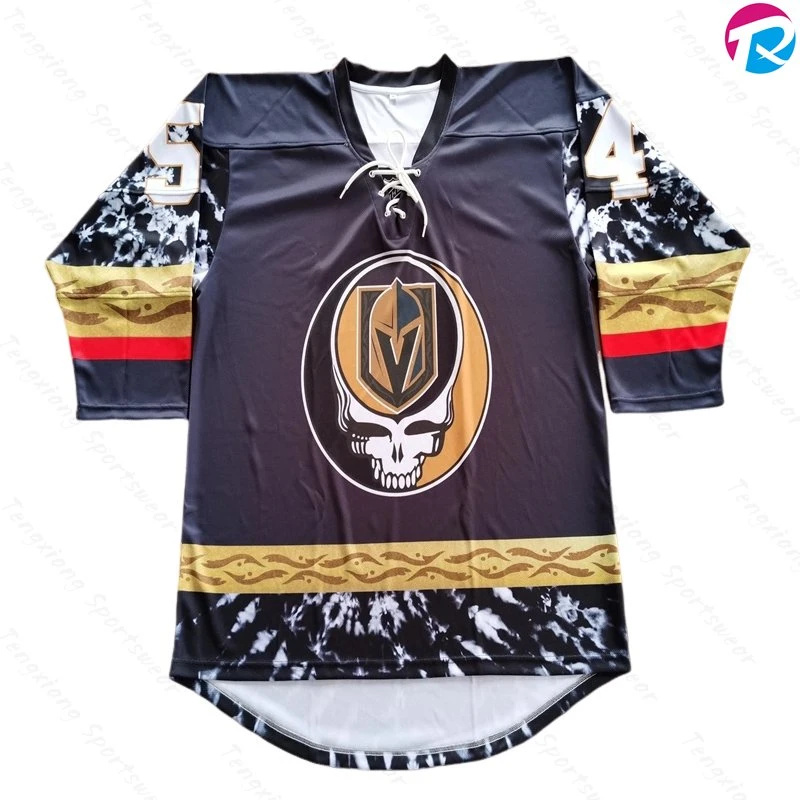 USA Slim Fit Clothing Lightweight Sportswear Shirts Goalie Cut NHL Hockey Wear
