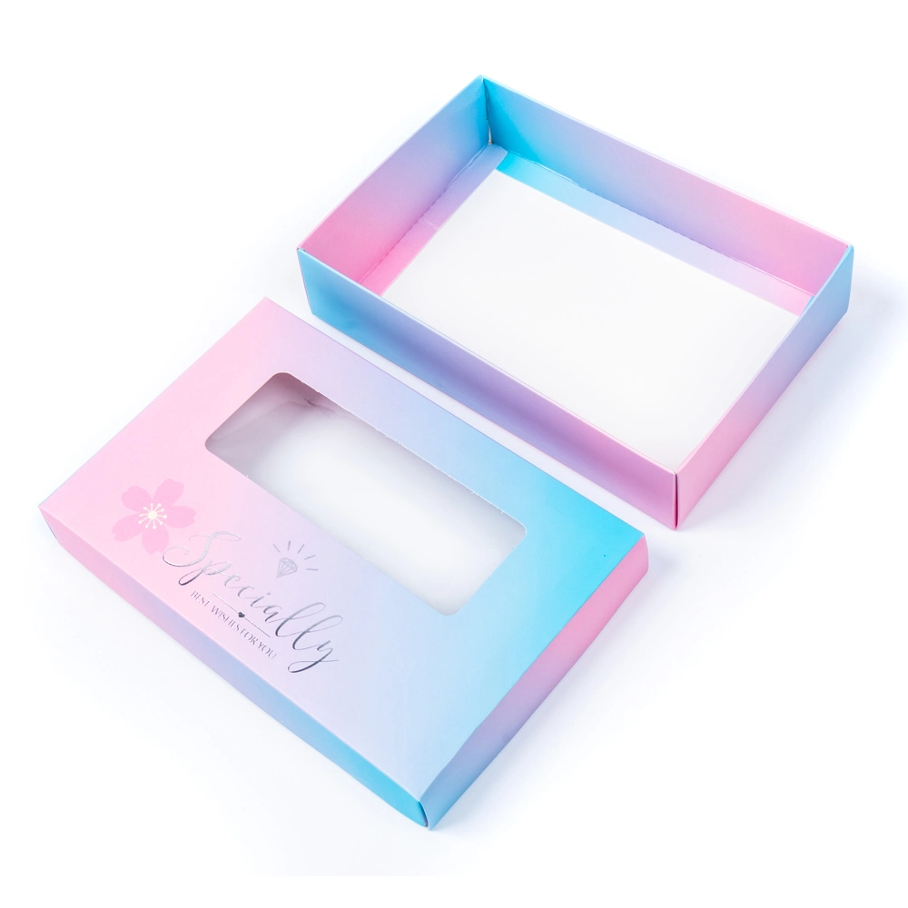 Custom Girl&prime; S Color Paper Gift Box with Window 10% off