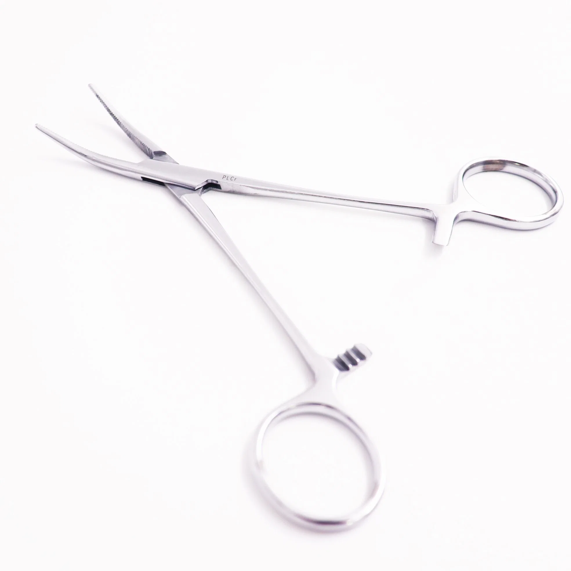 Surgical Medical Operating Device Hemostatic Forceps Plier of Curved Tips