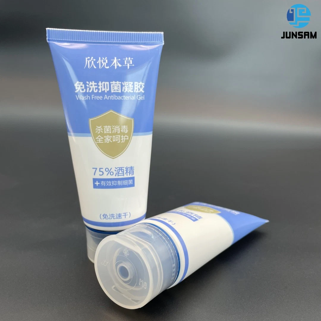 Blue Plastic Tube for Travel-Sized Wash-Free Antibacterial Gel