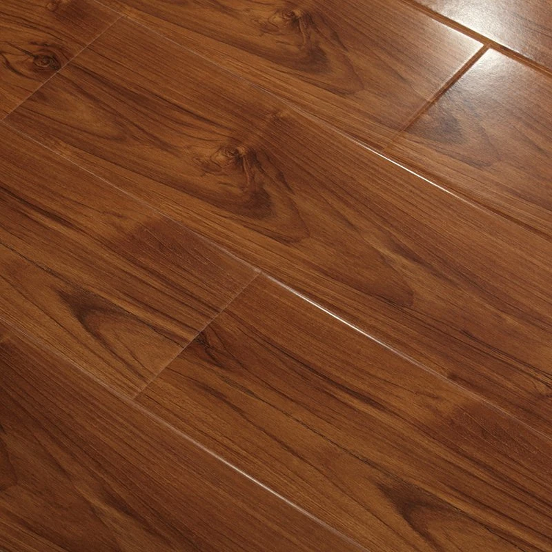 Suelos de laminado de 12mm E1 Piano muy brillante U-Groove HDF L6809