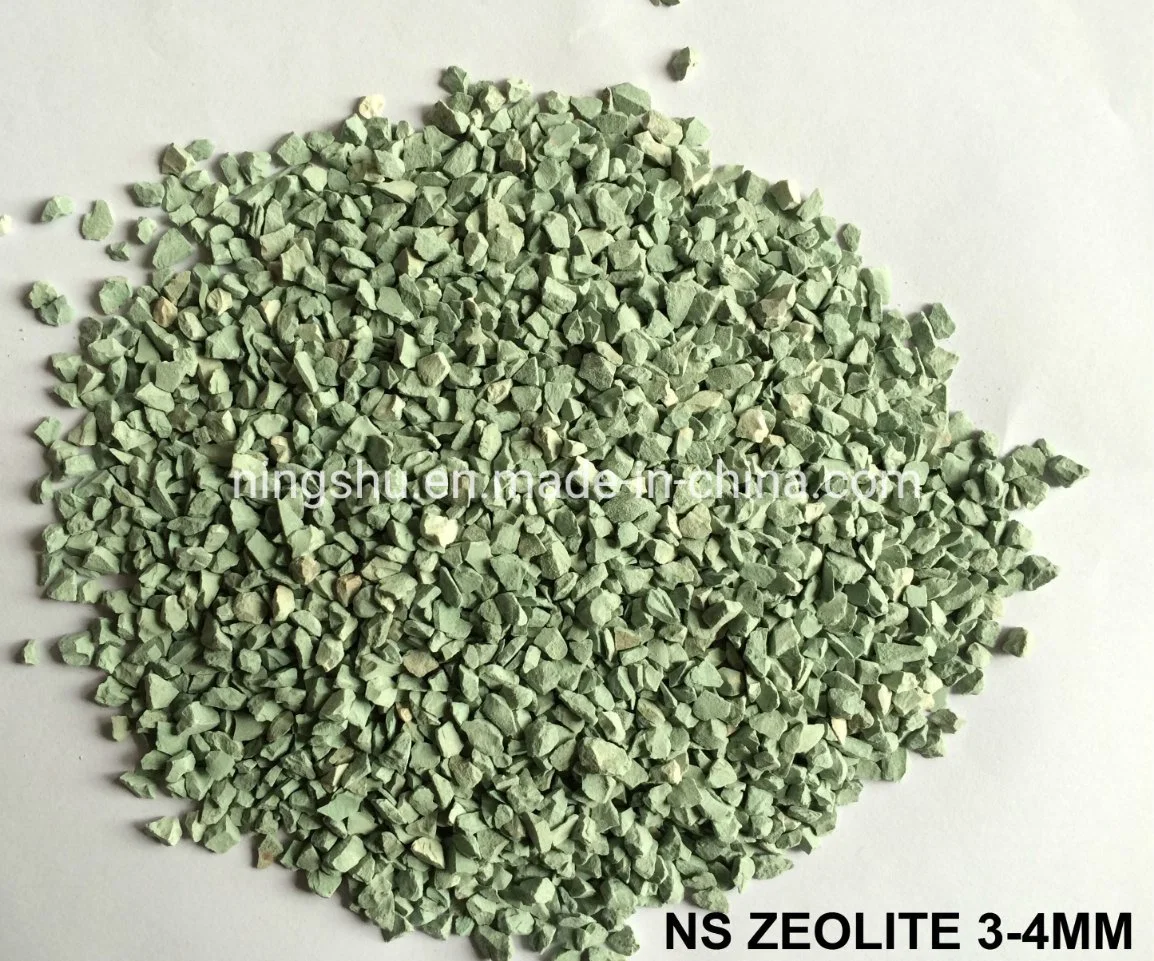 2-4mm, 5-8mm, 30-50mm Natural Green Clinoptilolite Zeolite for Water Treatment