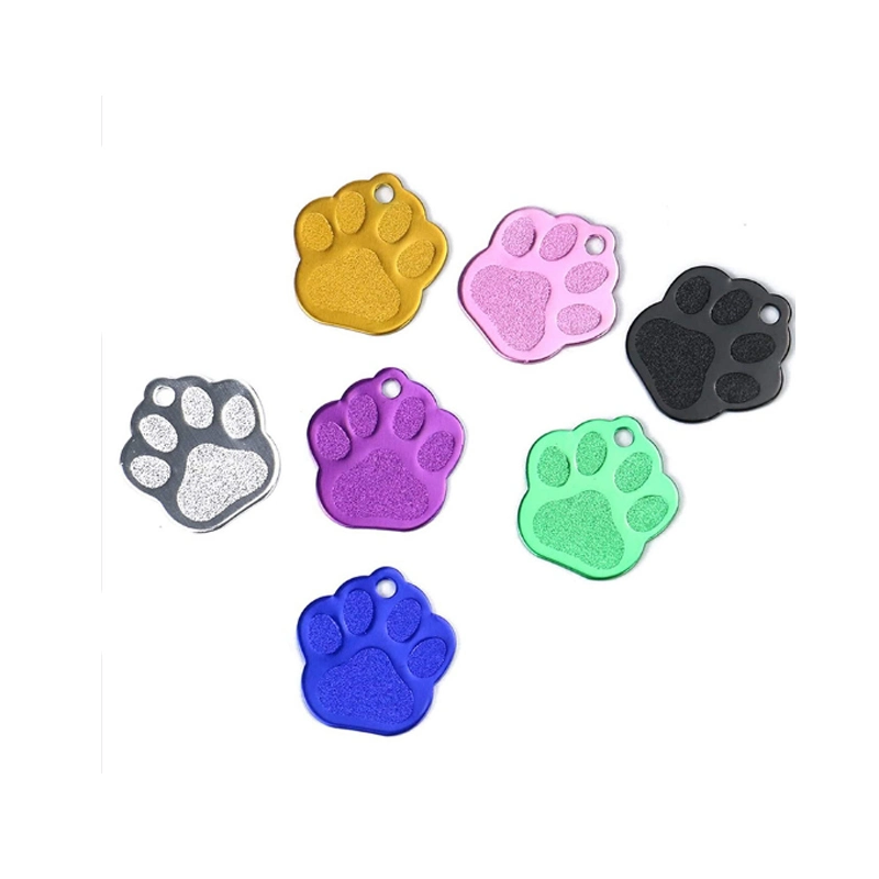 Etiquetas personalizadas para perros y gatos, personalizadas grabadas, fáciles de leer