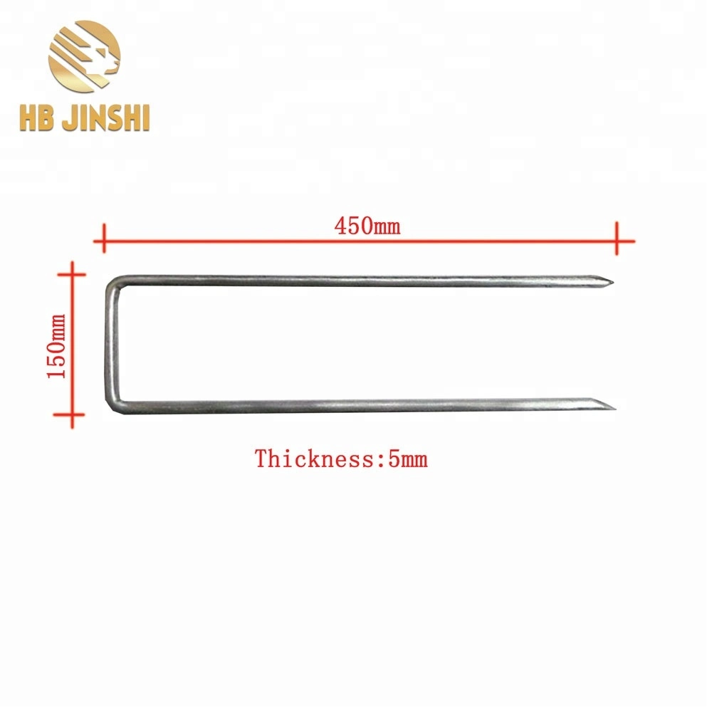 Steel U Staples U Pins for SOD Pins and Ground Staples