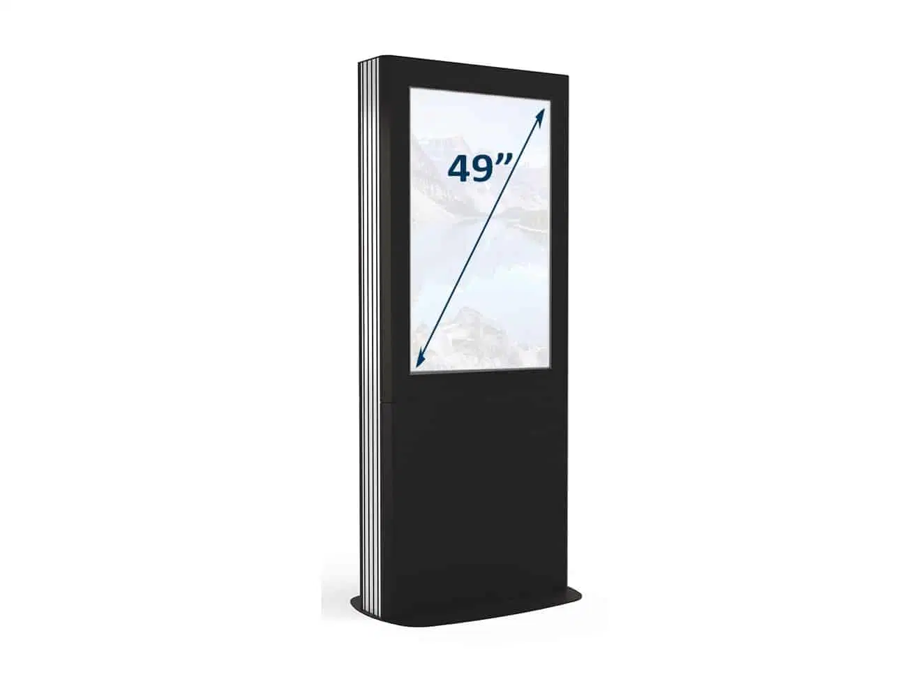 55 Inch Floor Standing Digital Signage LED Display WiFi LCD Screen Totem Kiosks Indoor Advertising Playing Equipment