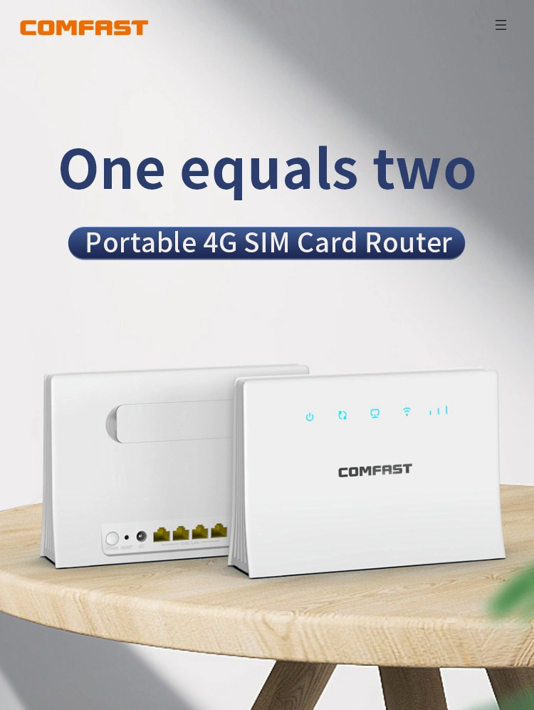 300Mbps WiFi Router CPE 4G LTE Modem WiFi Routers LTE CPE WiFi Router 4G LTE with SIM Card Slot CF-Er10