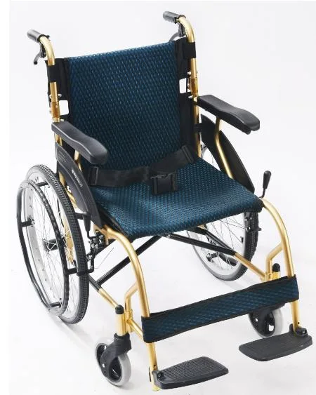 Customized Lightweight Hospital Aluminum Wheel Chair Wheelchair Manual Whhelchair with CE Factory Price