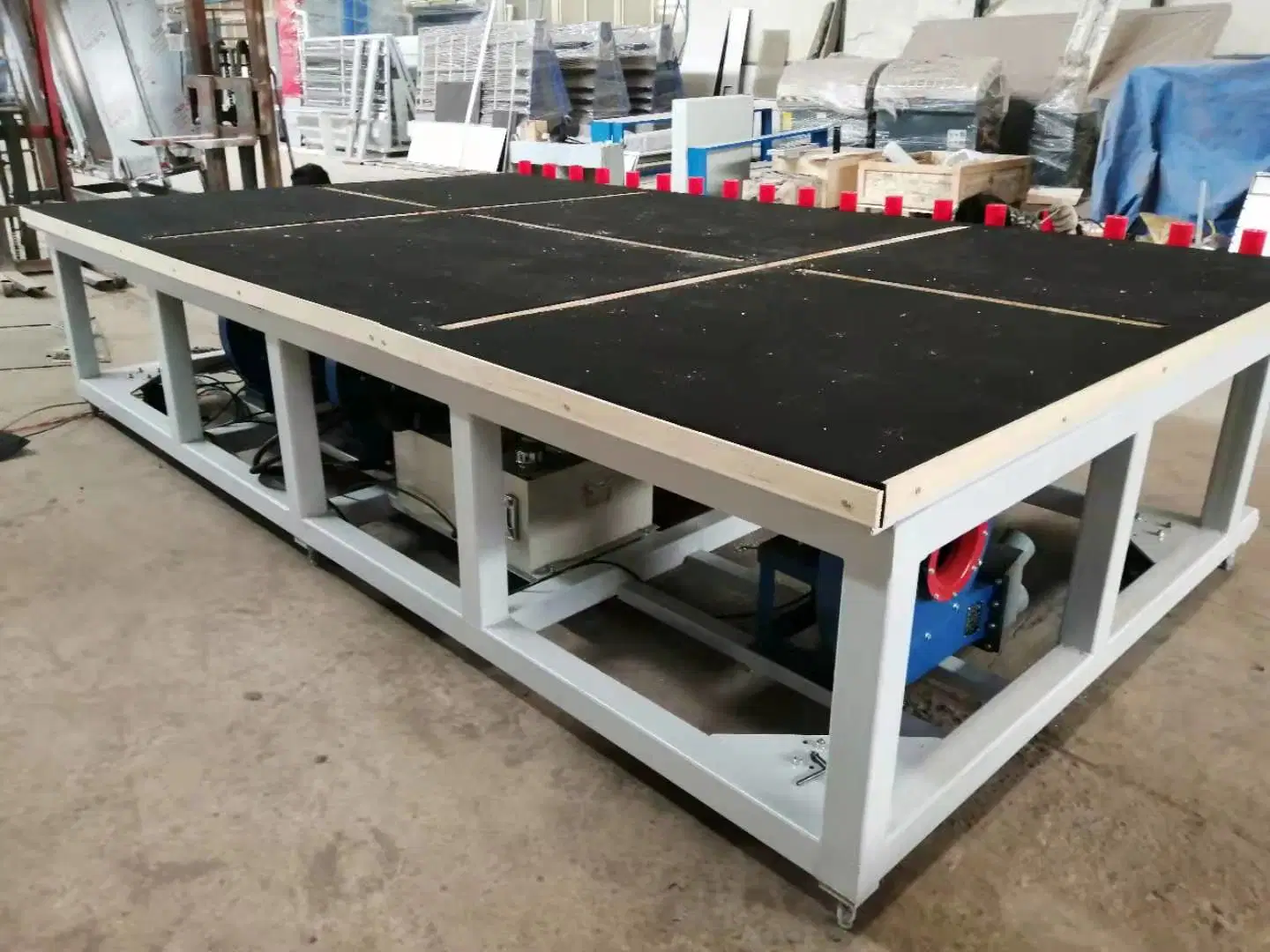 Triple Glass Processing Table/ Glass Air Flotation Cutter Tilting Table