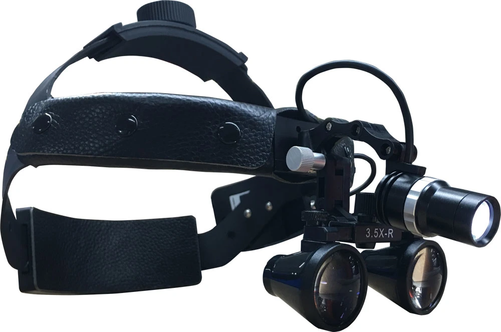 Medical Dental Binocular Loupes M250 with Ks-R01 LED Headlight Loupe