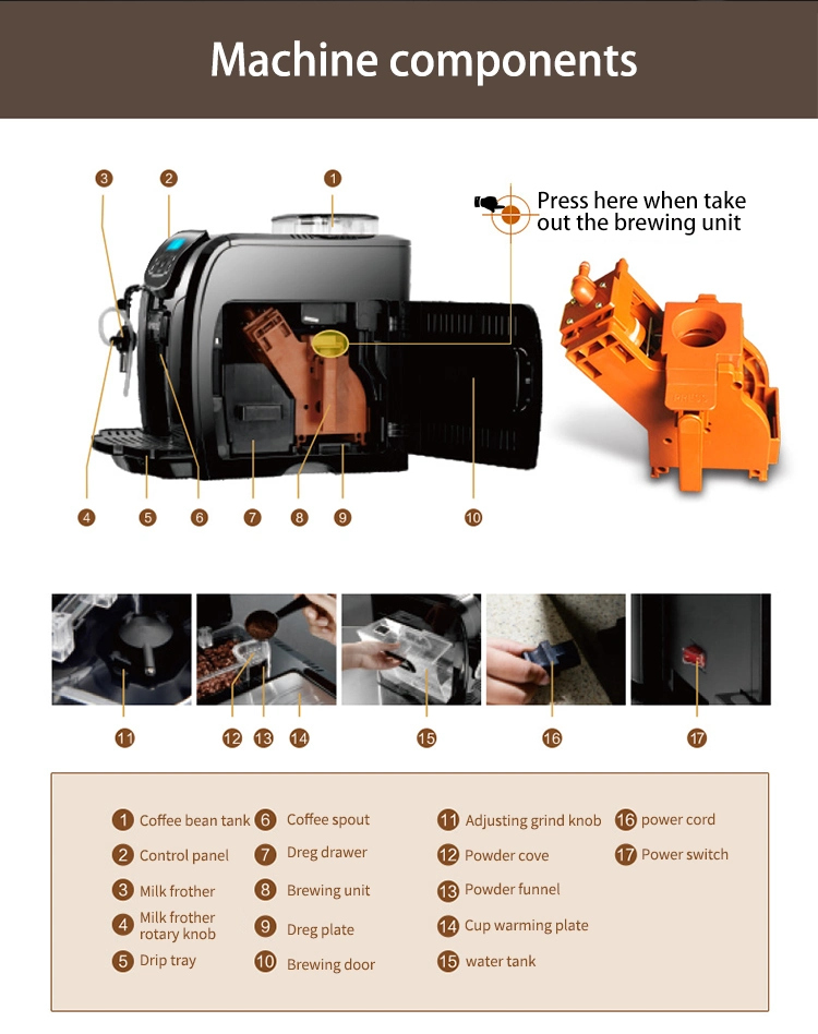 Cafetera eléctrica Personal automático Cafetera