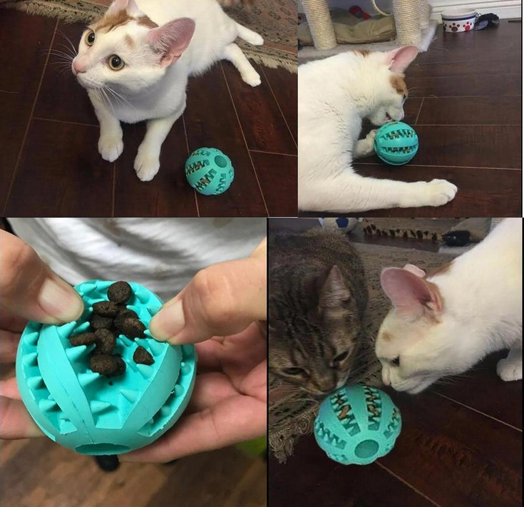 Animais de gomas de brinquedos a corda de algodão limpeza dos dentes da Bola de Silicone Toy