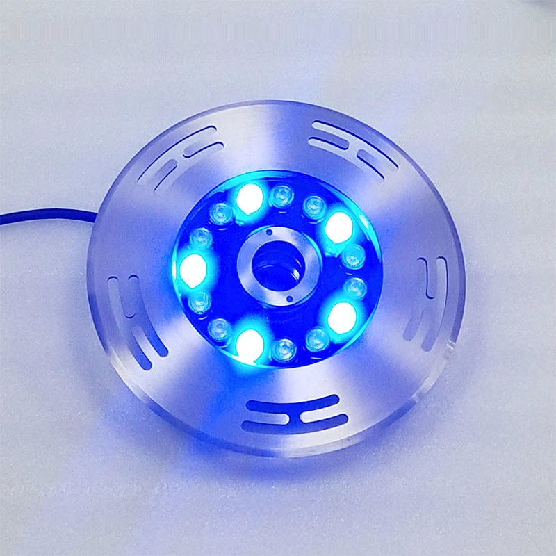 Waterproof Marine IP68 RGB DMX Underwater Submersible Fountain LED Lights