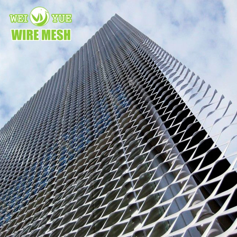 China Manufacturer Diamond Wire Mesh Raised Expanded Sheet Metal