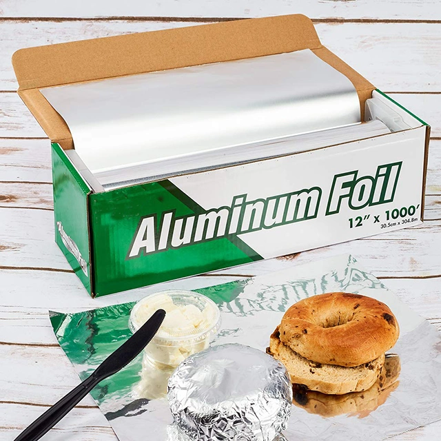 12cm 15cm 30cm 45cm Width Disposable Food Package Aluminum Foil for Sale