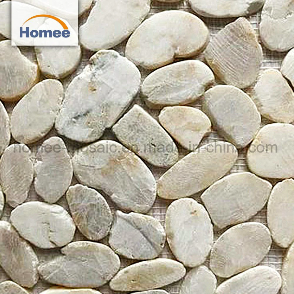 Hot Sale Marble Mosaic Outdoor Floor Tiles Mat Pebble Stone Mosaic Tiles