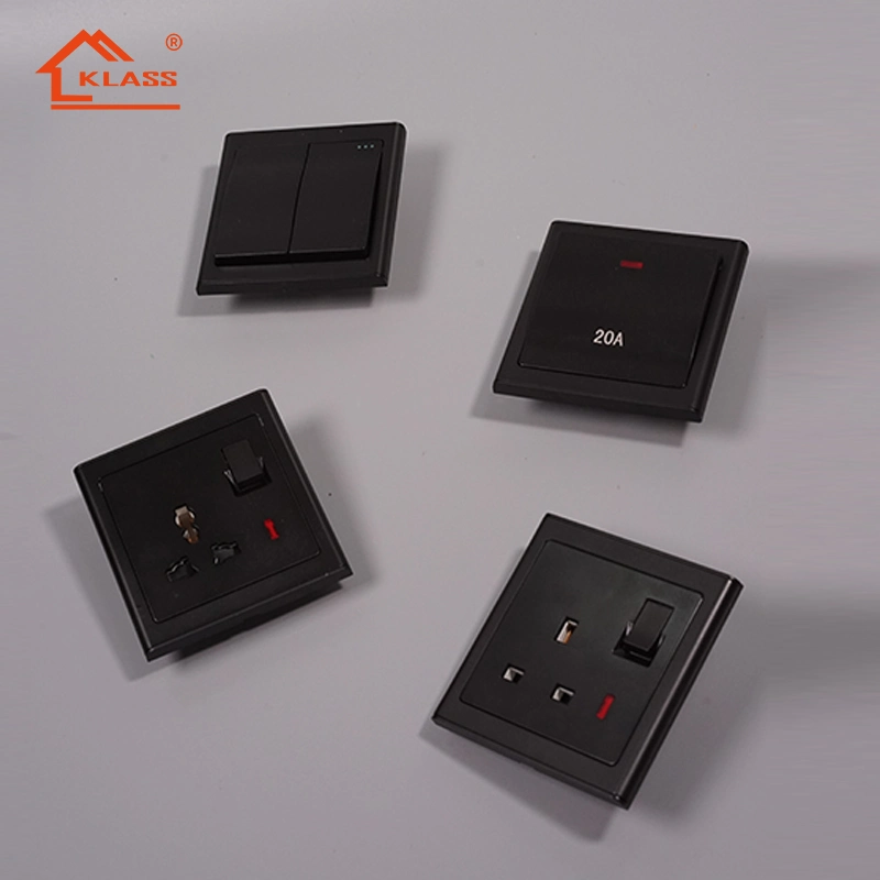 Color Optional Releasable Control Button Gang Switch Electric Wall Switch