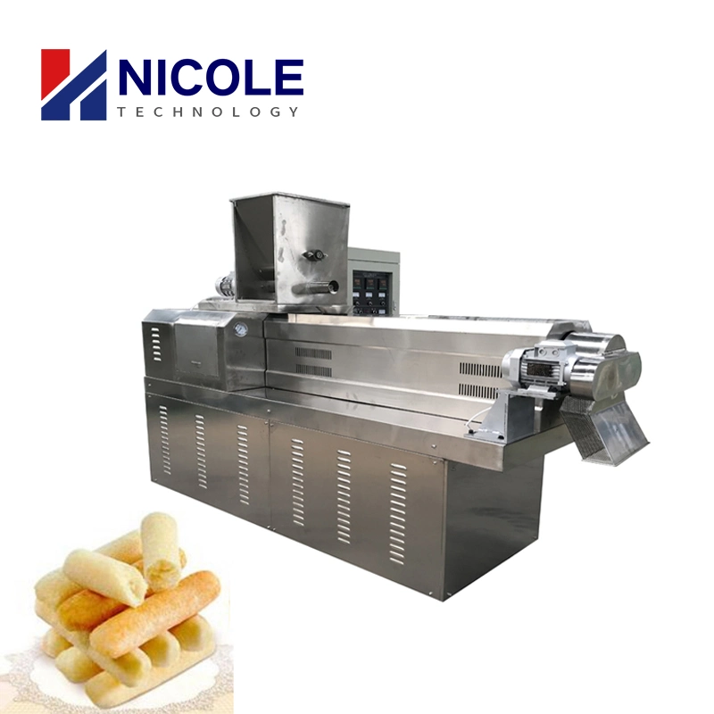 PLC Automatic Potato Chips Puffed Food Microwave Drying Puffing and Baking Machine