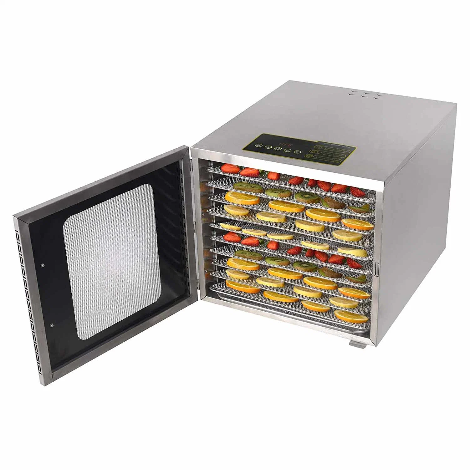 Digital Control 10 Trays Sweet Food and Fruit Dehydrator Machine