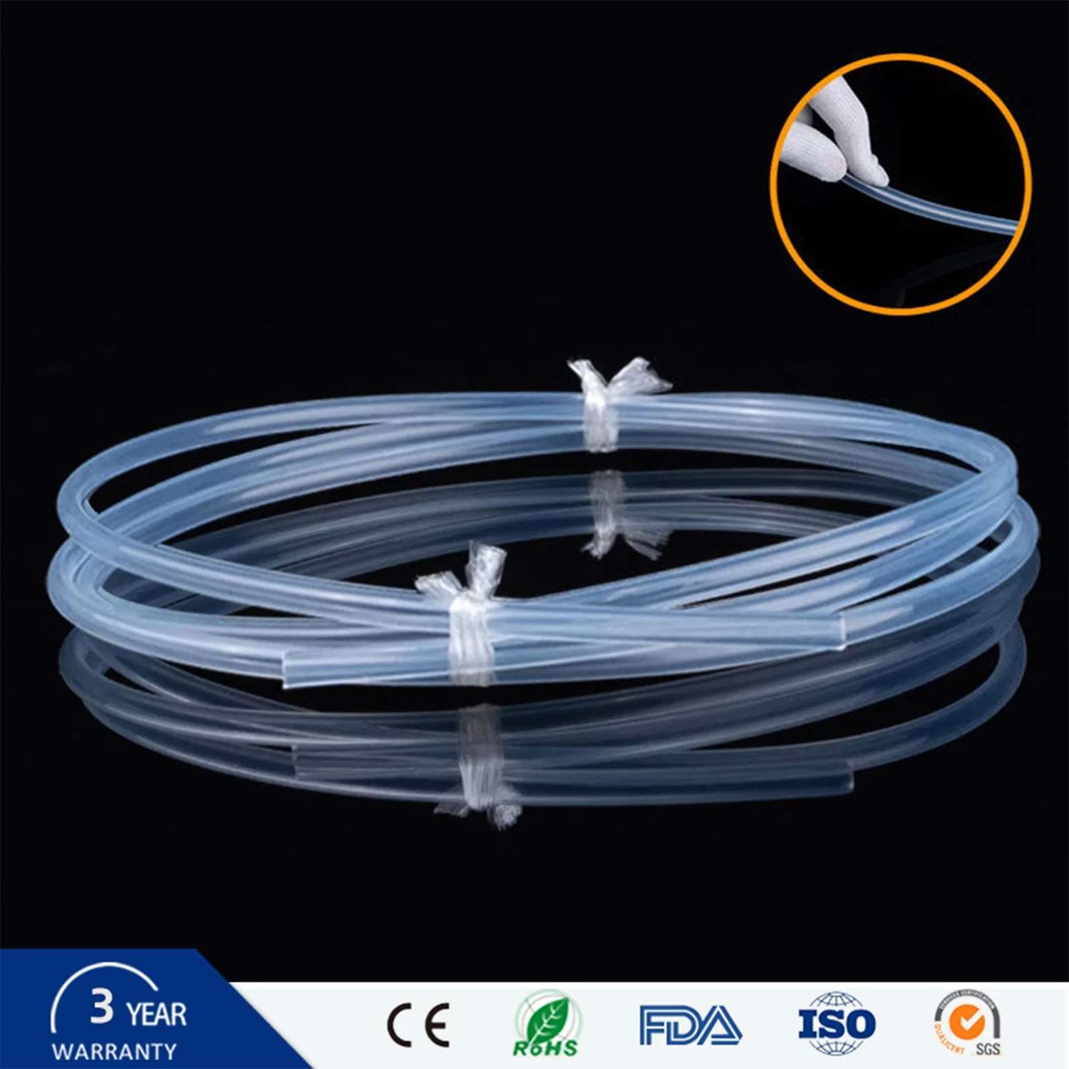 High Quality Durable Small Large Size Extruded F46/FEP/PFA/PTFE Tube Pipe