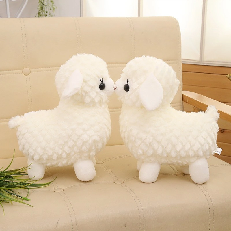 Super Cute Simulation Small Alpaca Plush Toy Activity Birthday Gift