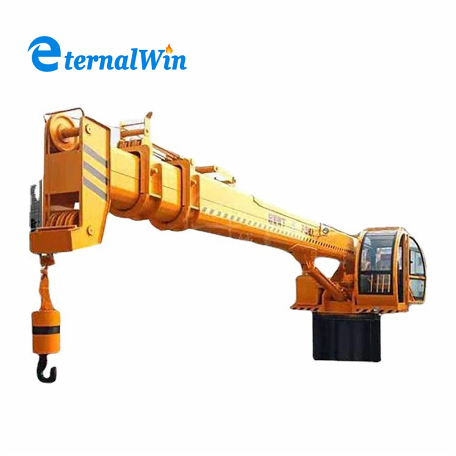 Mini 10 Ton Hydraulic Knuckle Boat Marine Deck Crane