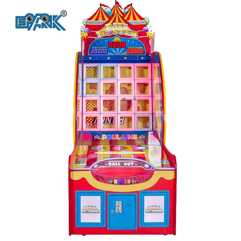 Coin boule Boule Monster jetant exploités Electronic Ticket Machine de jeu de rachat d'amusement