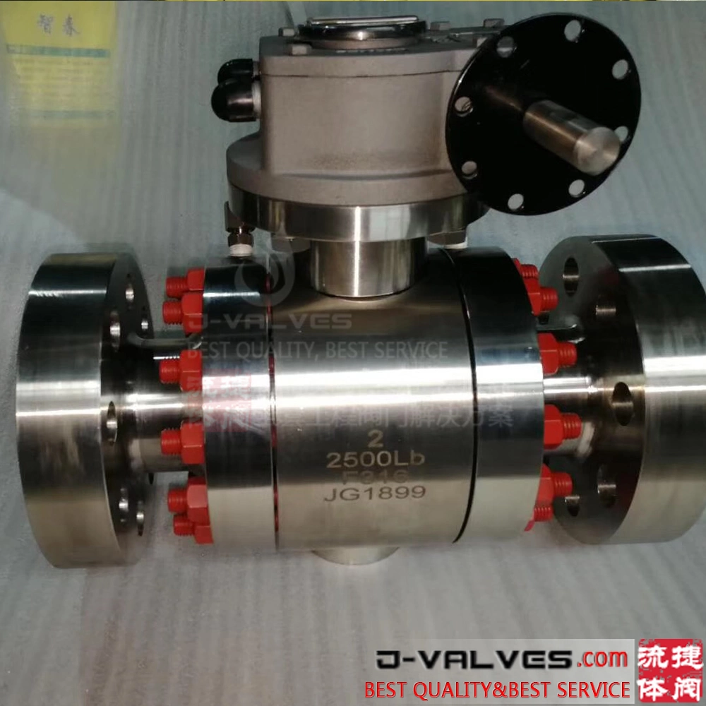 PTFE Seat F316 Trunnion Ball Valve