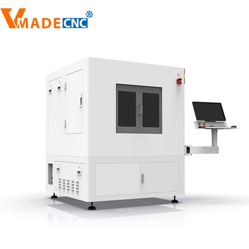 China Vmade CO2 CNC Máquina de corte láser de vidrio templado