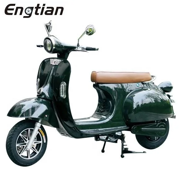 2021 أحدث تصميم جديد شائع سيارة Vespa Vespa 2 عجلات الدراجات النارية الكهربائية سكوتر البالغين عالية الجودة CKD