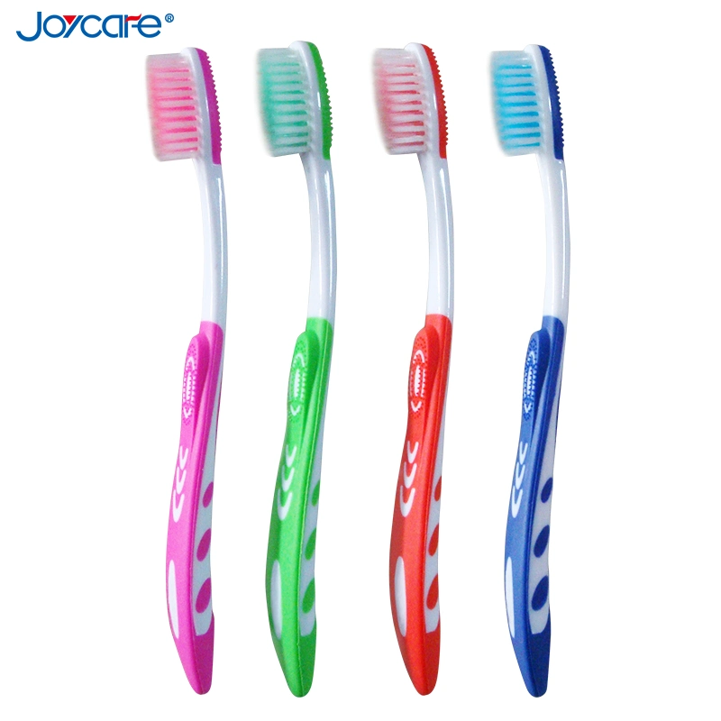 Wholesale/Supplier Dental Cleaning Soft Nylon Bristles Toothbrush with Tongue Cleaner