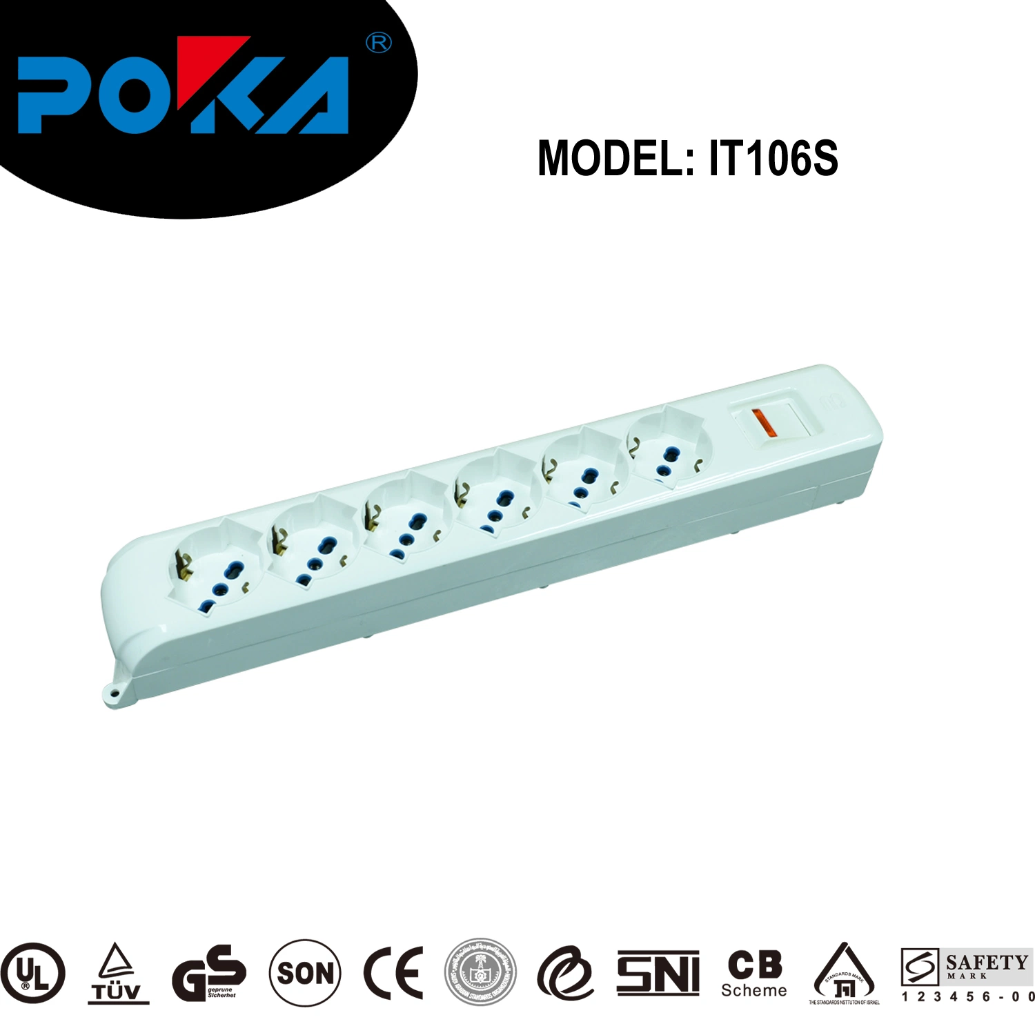 16A de l'Italie Extension Manufacter Socket