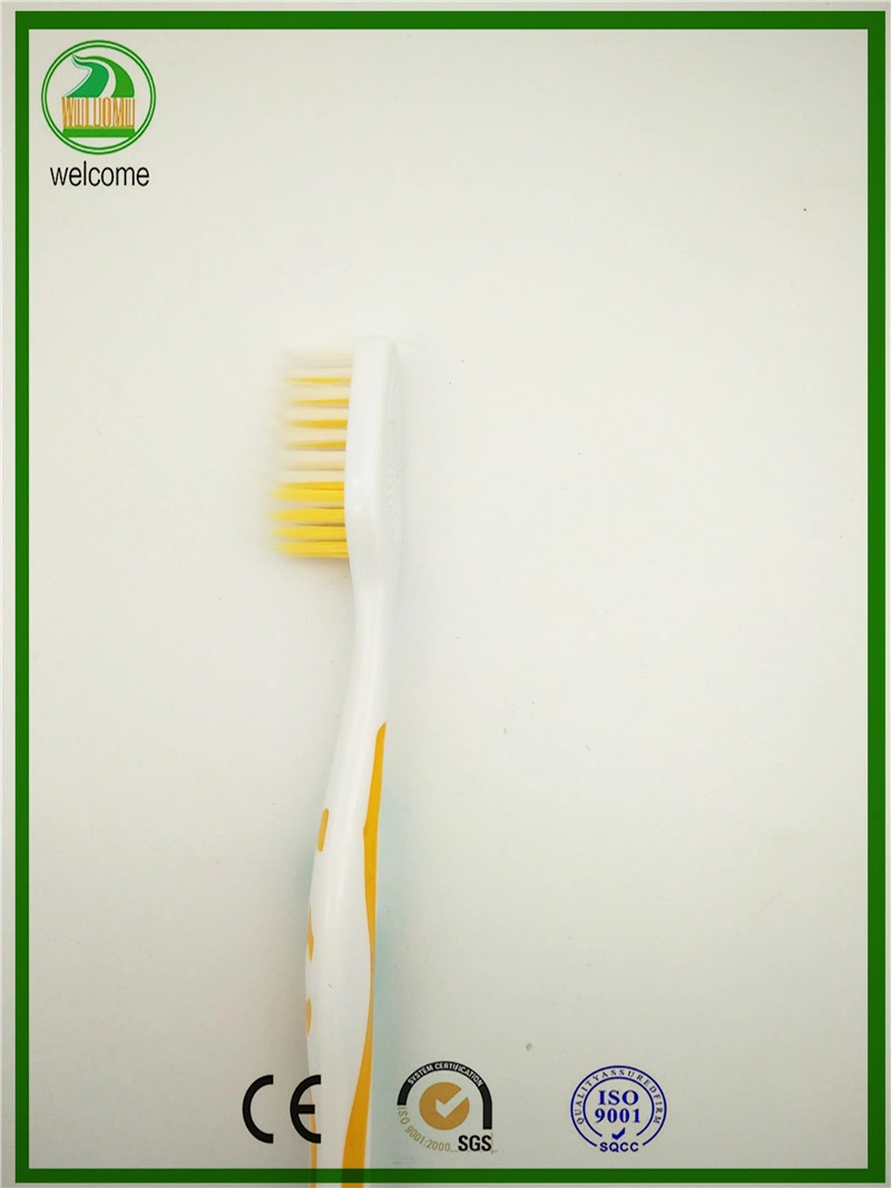 2023 New Designs of Adult Toothbrush with Tongue-Cleaner