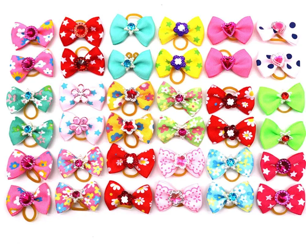 Wholesale/Supplier Colorful Pet Dog and Cat Accessories Random Dog Hair Bows