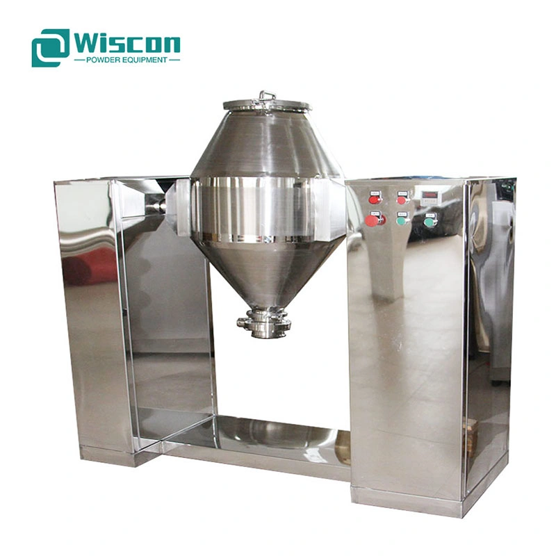 Polymers Resin Plastics Food Rotating Cone Drum Tumble Powder Mixer Blender