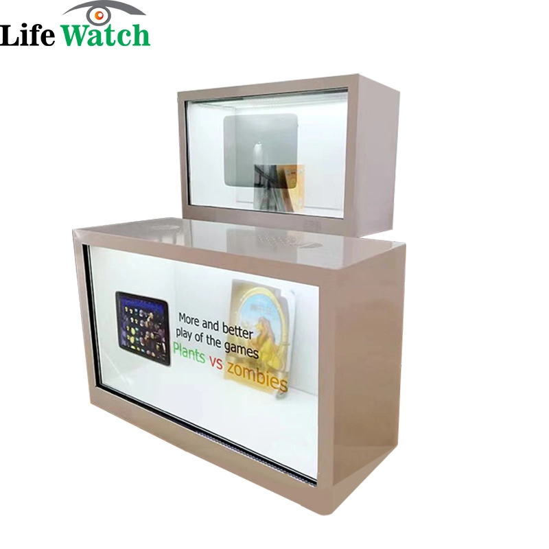 22-Inch Windows System 3D Transparent Holographic Showcase Display Touch LCD Screen