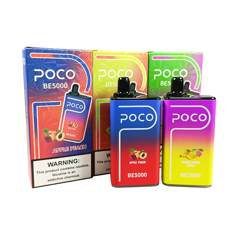 Newest 5000 Puffs Poco Disposable/Chargeable Vape Pen Cartridge 14ml Mesh Coil 11 Flavors Rechargeable Vape Pen Vaporizer