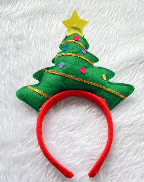 Nuevo Feliz Navidad para adultos de Diadema Kid Santa Claus el muñeco de nieve Elk diadema diadema de regalo de Navidad de los niños