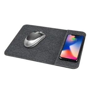 Custom Wireless Charging Rubber Mousepad Promoción regalo alfombrilla de ratón LED Juego de almohadillas de ratón Juego de esterillas de mesa RGB Gamere muñeca Accesorios para ordenador de alfombrilla de teclado REST