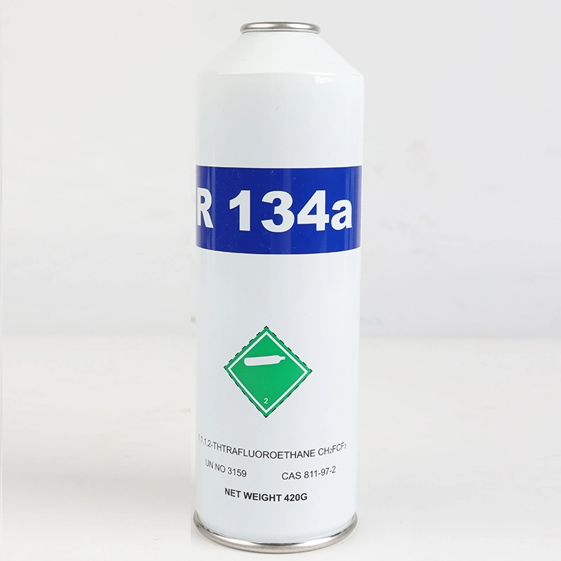 Factory Supply 99.9% Purity R134A Used as Foaming Agents in Cosmetics and Cleaning Industries