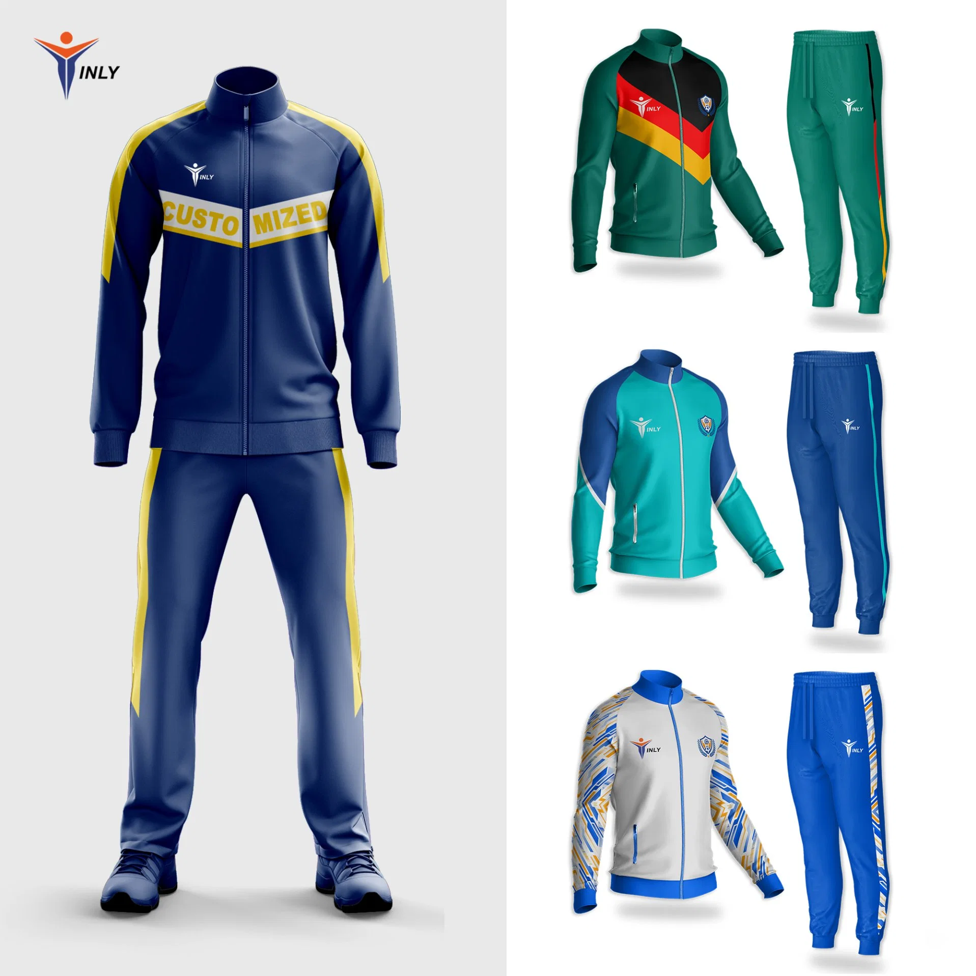 Custom Basketball Tracksuit Sports Jacket Suit Football Tennis Volleyball Uniform